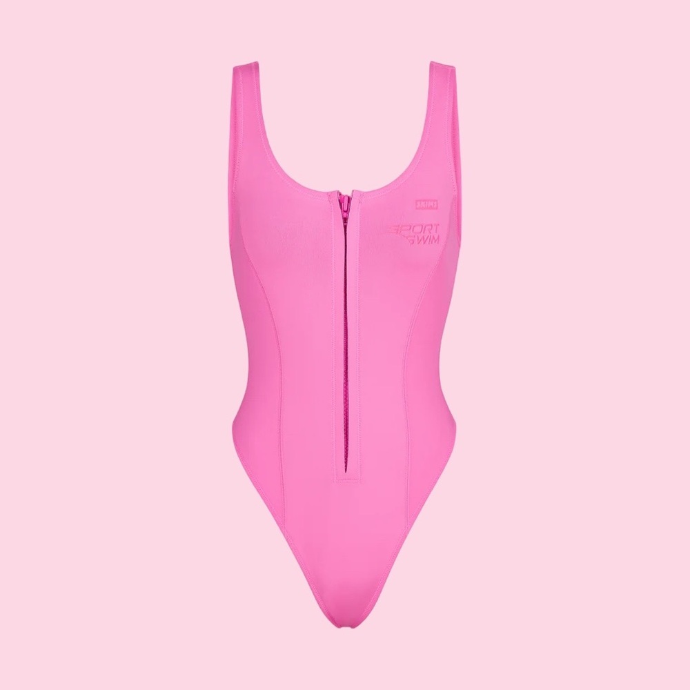 🔥NWT SKIMS Sport Swim Scoop Neck One Piece - Picture 3 of 14